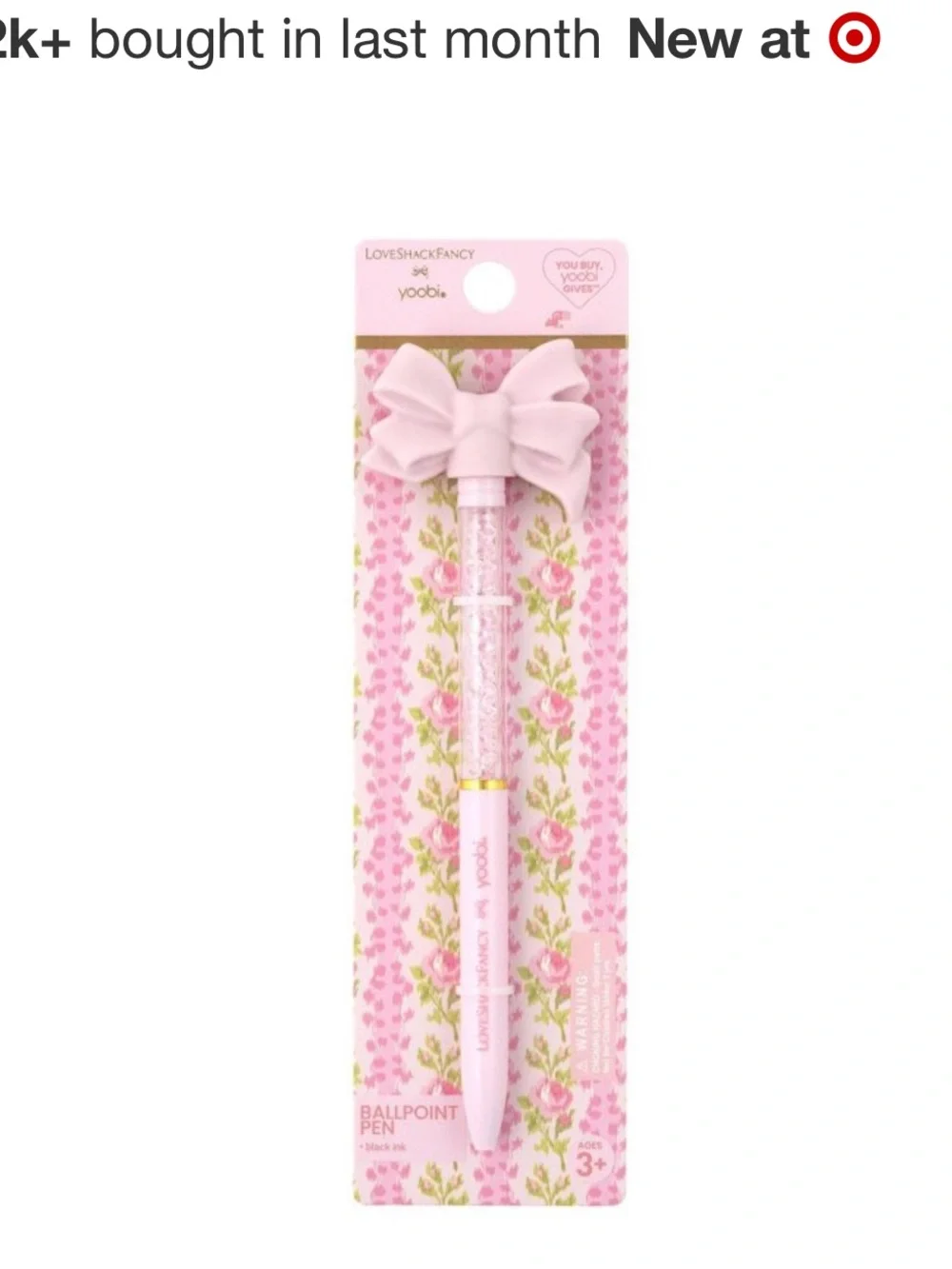 LoveShackFancy × Target  Blooming Heirloom Ditsy 2026-27 Planner + Pen